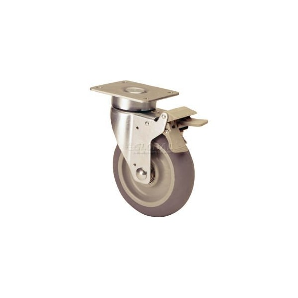 Global Equipment Hi-Tech Dual Locking Caster 400 Lb. Capacity 585369 - main